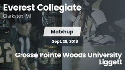 Matchup: Everest Collegiate vs. Grosse Pointe Woods University Liggett 2019