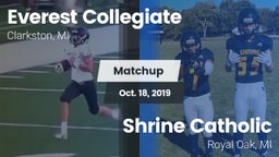 Matchup: Everest Collegiate vs. Shrine Catholic  2019