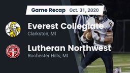 Recap: Everest Collegiate  vs. Lutheran Northwest  2020