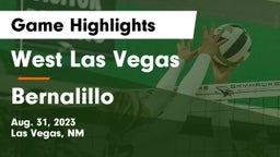 West Las Vegas  vs Bernalillo  Game Highlights - Aug. 31, 2023
