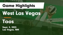 West Las Vegas  vs Taos  Game Highlights - Sept. 5, 2023