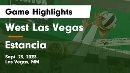 West Las Vegas  vs Estancia  Game Highlights - Sept. 23, 2023