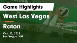 West Las Vegas  vs Raton  Game Highlights - Oct. 10, 2023