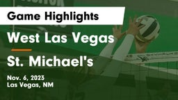 West Las Vegas  vs St. Michael's  Game Highlights - Nov. 6, 2023