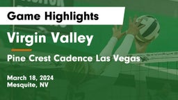 ****** Valley  vs Pine Crest Cadence Las Vegas Game Highlights - March 18, 2024