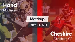 Matchup: Hand  vs. Cheshire  2016