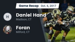 Recap: Daniel Hand  vs. Foran  2017