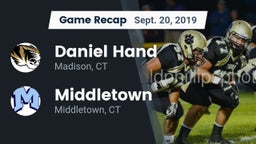 Recap: Daniel Hand  vs. Middletown  2019