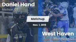 Matchup: Daniel Hand High vs. West Haven  2019