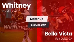 Matchup: Whitney  vs. Bella Vista  2017