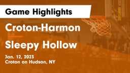 Croton-Harmon  vs Sleepy Hollow  Game Highlights - Jan. 12, 2023