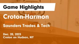 Croton-Harmon  vs Saunders Trades & Tech  Game Highlights - Dec. 20, 2023