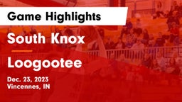 South Knox  vs Loogootee  Game Highlights - Dec. 23, 2023