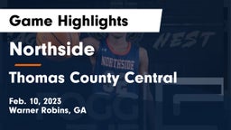 Northside  vs Thomas County Central  Game Highlights - Feb. 10, 2023