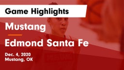 Mustang  vs Edmond Santa Fe Game Highlights - Dec. 4, 2020
