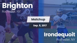 Matchup: Brighton  vs. Irondequoit  2017