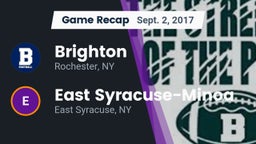Recap: Brighton  vs. East Syracuse-Minoa  2017