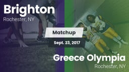 Matchup: Brighton  vs. Greece Olympia  2017