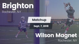 Matchup: Brighton  vs. Wilson Magnet  2018