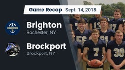 Recap: Brighton  vs. Brockport  2018