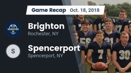 Recap: Brighton  vs. Spencerport  2018