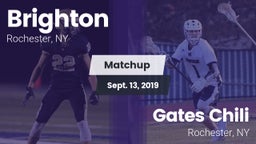 Matchup: Brighton  vs. Gates Chili  2019