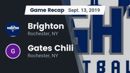 Recap: Brighton  vs. Gates Chili  2019