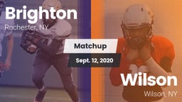Matchup: Brighton  vs. Wilson  2020