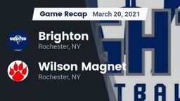Recap: Brighton  vs. Wilson Magnet  2021