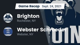 Recap: Brighton  vs. Webster Schroeder  2021