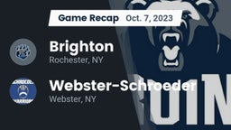 Recap: Brighton  vs. Webster-Schroeder  2023