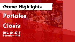 Portales  vs Clovis  Game Highlights - Nov. 30, 2018