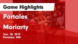 Portales  vs Moriarty  Game Highlights - Jan. 18, 2019