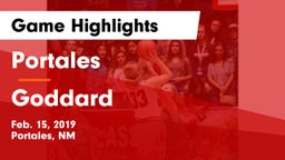 Portales  vs Goddard Game Highlights - Feb. 15, 2019