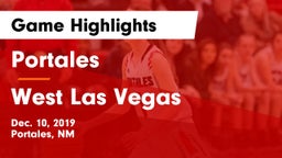 Portales  vs West Las Vegas  Game Highlights - Dec. 10, 2019