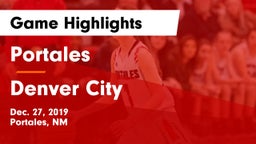 Portales  vs Denver City Game Highlights - Dec. 27, 2019