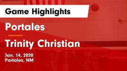 Portales  vs Trinity Christian Game Highlights - Jan. 14, 2020