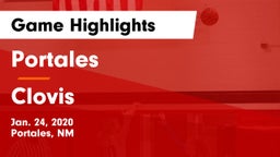 Portales  vs Clovis  Game Highlights - Jan. 24, 2020