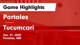 Portales  vs Tucumcari Game Highlights - Jan. 31, 2020