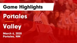 Portales  vs Valley  Game Highlights - March 6, 2020