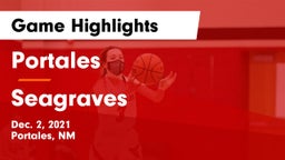 Portales  vs Seagraves  Game Highlights - Dec. 2, 2021