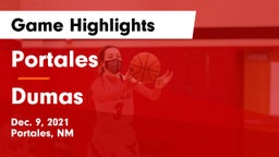 Portales  vs Dumas  Game Highlights - Dec. 9, 2021