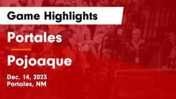 Portales  vs Pojoaque  Game Highlights - Dec. 14, 2023