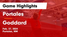 Portales  vs Goddard  Game Highlights - Feb. 27, 2024