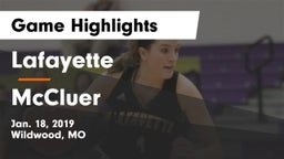Lafayette  vs McCluer  Game Highlights - Jan. 18, 2019