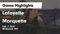 Lafayette  vs Marquette  Game Highlights - Feb. 7, 2019
