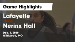 Lafayette  vs Nerinx Hall Game Highlights - Dec. 3, 2019