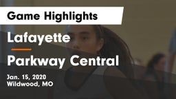Lafayette  vs Parkway Central  Game Highlights - Jan. 15, 2020