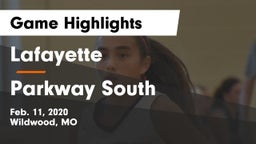 Lafayette  vs Parkway South  Game Highlights - Feb. 11, 2020