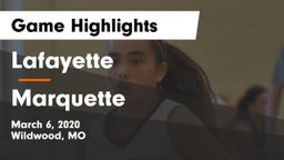 Lafayette  vs Marquette  Game Highlights - March 6, 2020